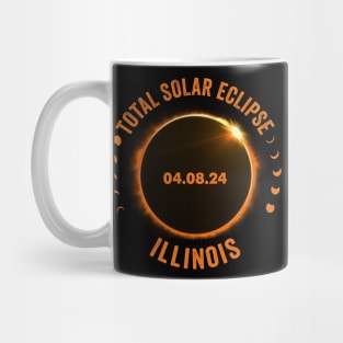 Illinois Total Solar Eclipse 2024 American Totality April 8 Mug